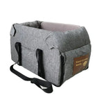 Portable Car Seat with Central Safety for Pets