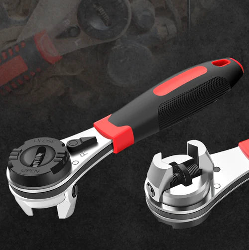 Universal Fit Adjustable Ratchet Wrench