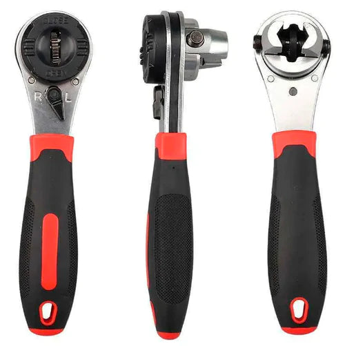 Universal Fit Adjustable Ratchet Wrench
