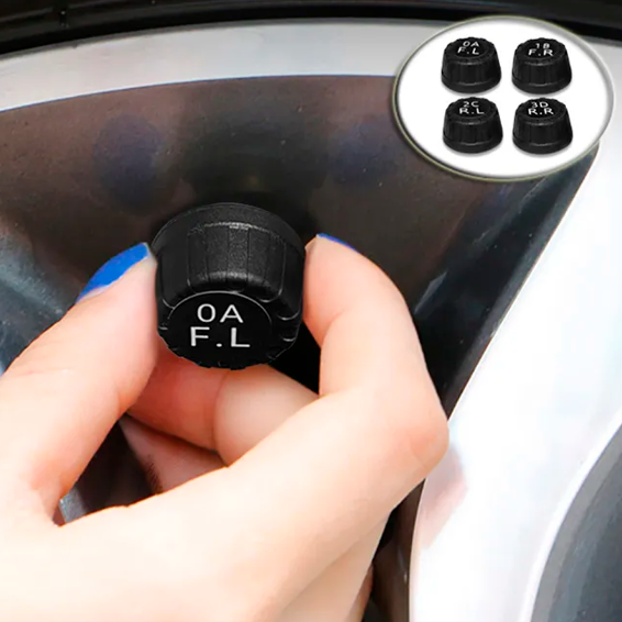 USB Tire Pressure Sensor with Solar Charging