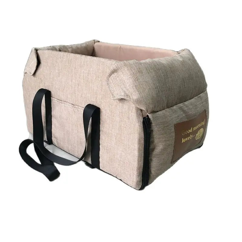 Portable Car Seat with Central Safety for Pets