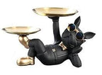Premium Bulldog Statue Object Organizer