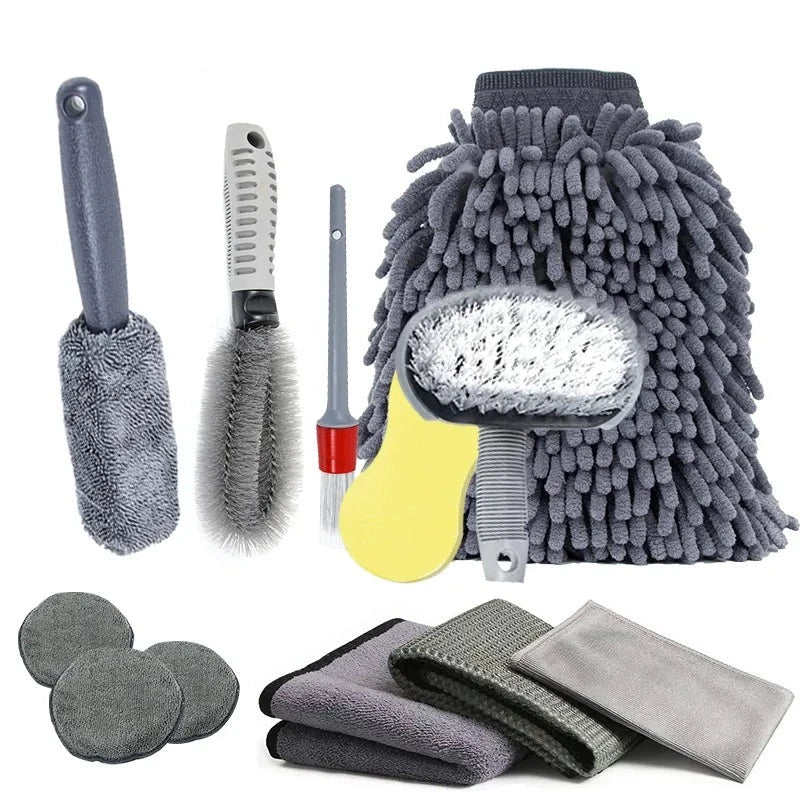 Automotive Cleaning Tool Set - 6 or 12 pieces