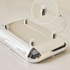 Chromed Tissue Box Holder for Decoration and Organization