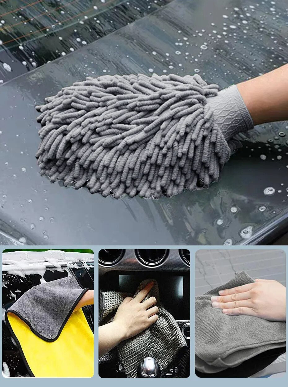 Automotive Cleaning Tool Set - 6 or 12 pieces