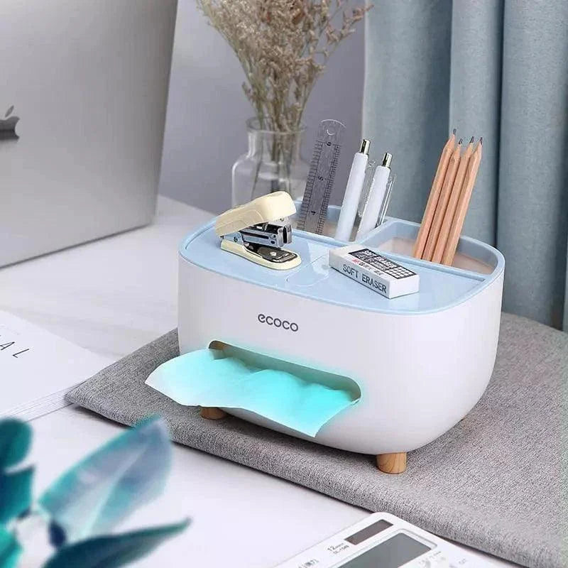 Dispenser Multifuncional Porta Lenço e Papel