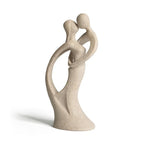 Handcrafted Natural Sandstone Couple Sculpture