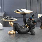 Premium Bulldog Statue Object Organizer