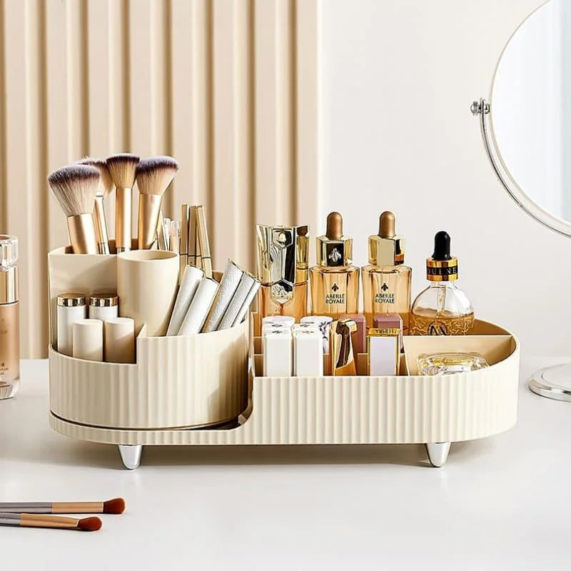 Premium Makeup Brush Holder Organizer with Dividers
