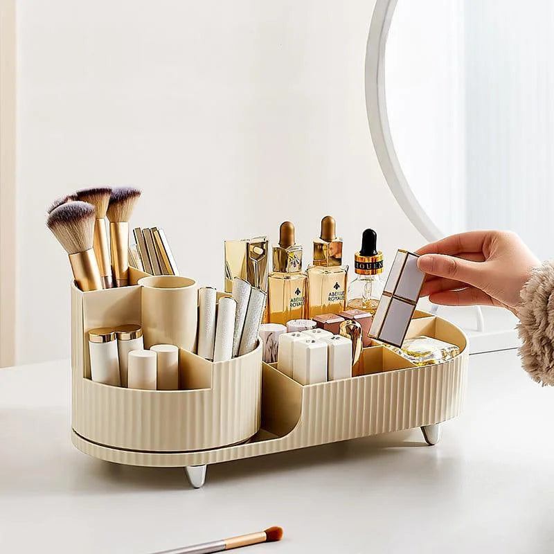 Premium Makeup Brush Holder Organizer with Dividers