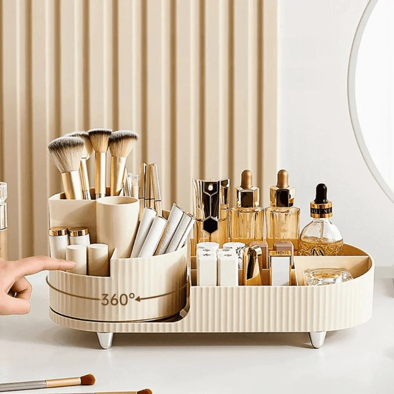 Premium Makeup Brush Holder Organizer with Dividers