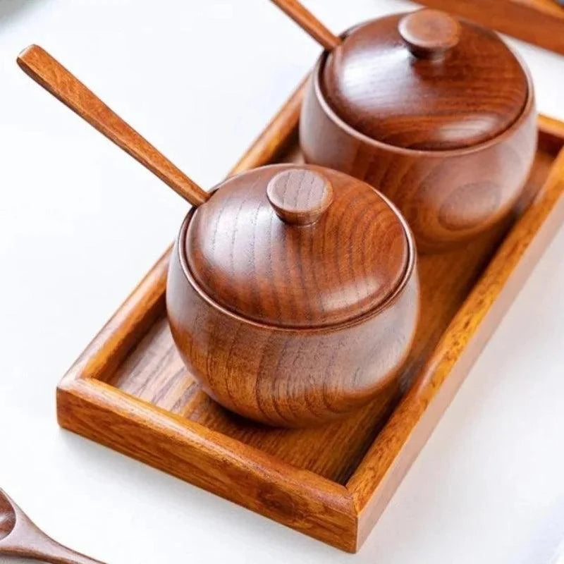Acrylic Cotton Swab and Pad Organizer Holder with Gold Detail