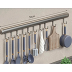 Multipurpose Wall-Mounted Kitchen Utensil Holder