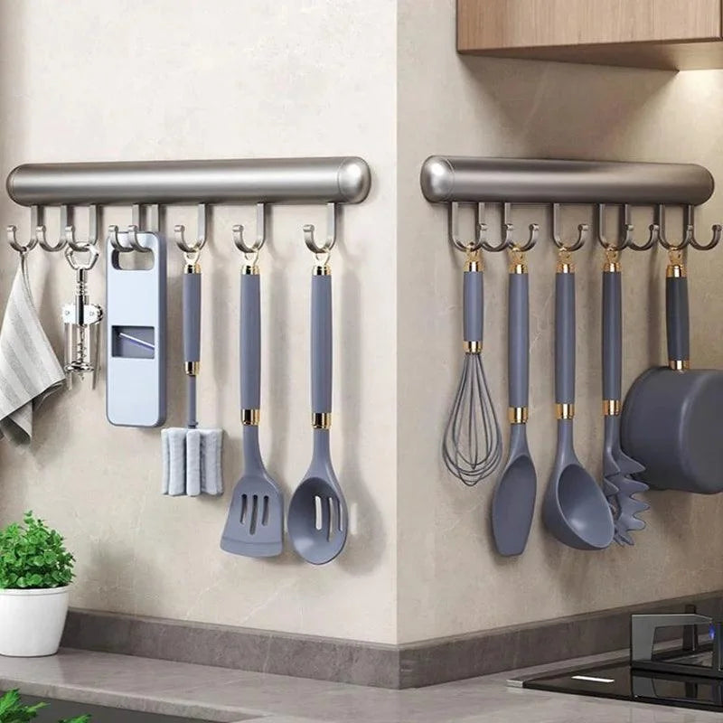 Multipurpose Wall-Mounted Kitchen Utensil Holder