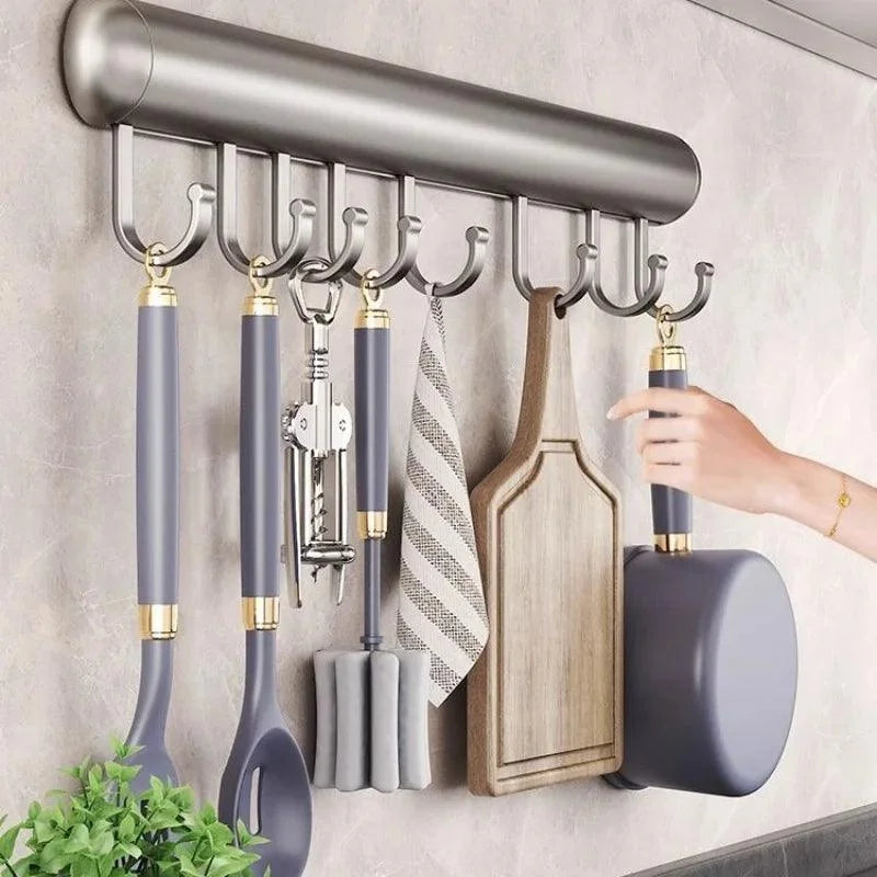 Multipurpose Wall-Mounted Kitchen Utensil Holder