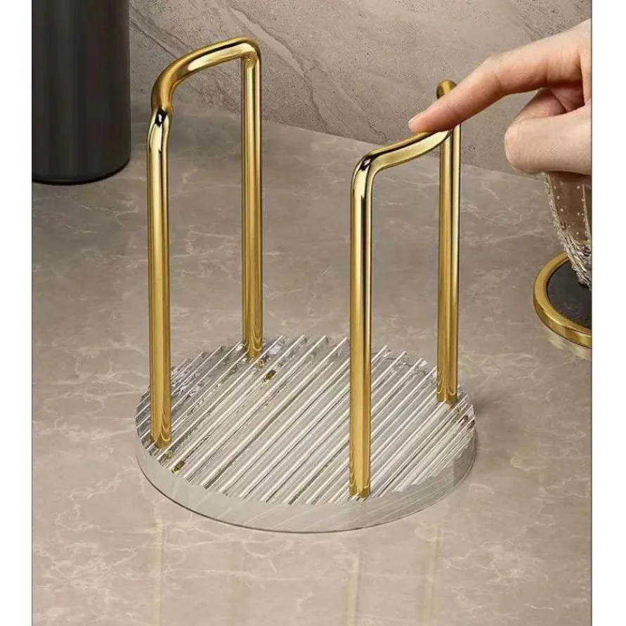 Stainless Steel and Acrylic Disposable Cup Organizer Holder