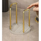 Stainless Steel and Acrylic Disposable Cup Organizer Holder