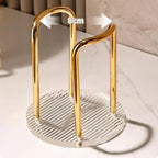Stainless Steel and Acrylic Disposable Cup Organizer Holder